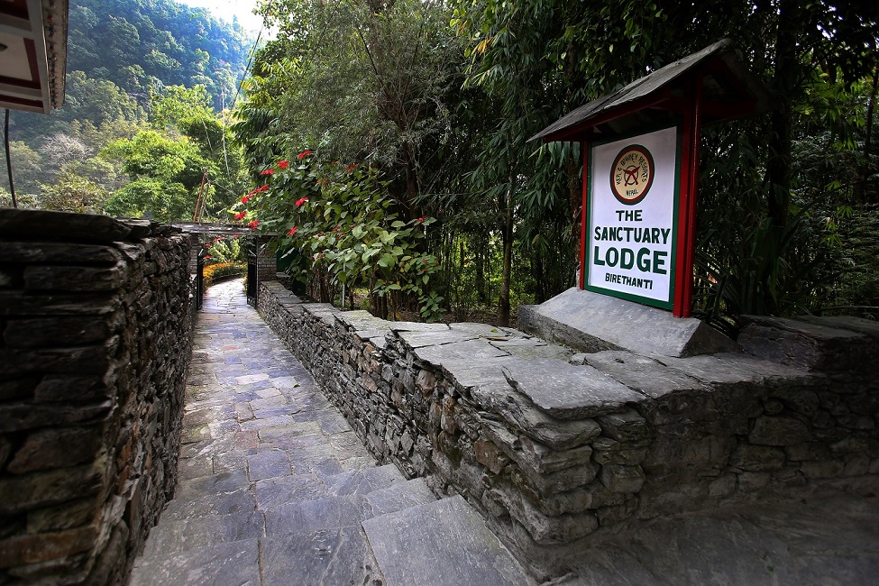 lodge entrance