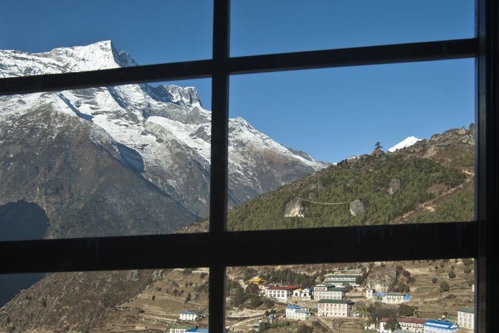 mountain view from Namche